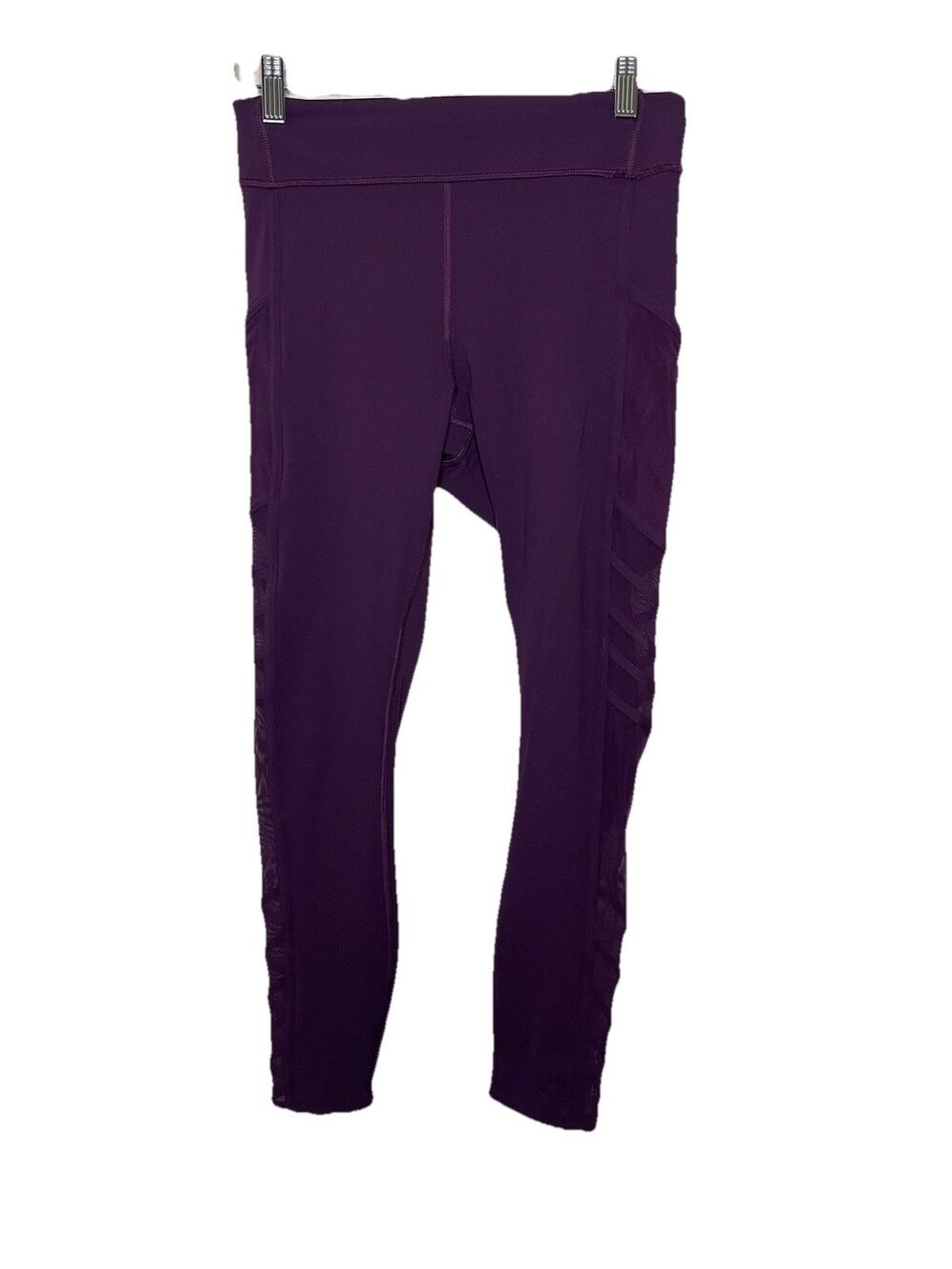 Lululemon Women's Small Purple Mesh Panel Full Length Leggings